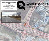 Map of the Route 8 Overpass on Kent Island