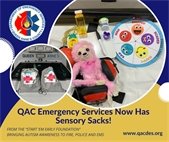 picture of sensory toys that will be on county ambulances
