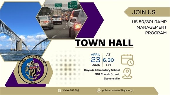 Bay Bridge and Traffic on Kent Island