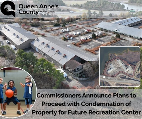 overhead view of the old outlets at Kent Narrows