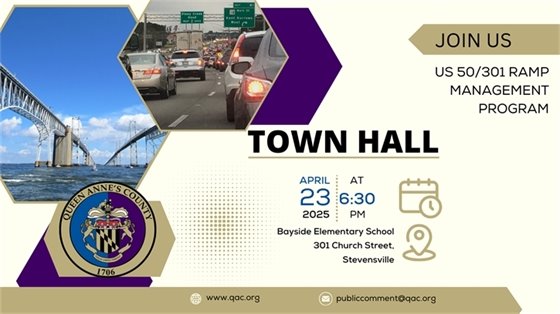 traffic on Kent Island on route 50 and the bay bridge