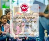 Thank you to our Character Counts Volunteers