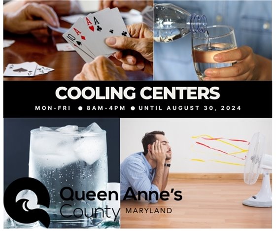 people cooling off from the heat