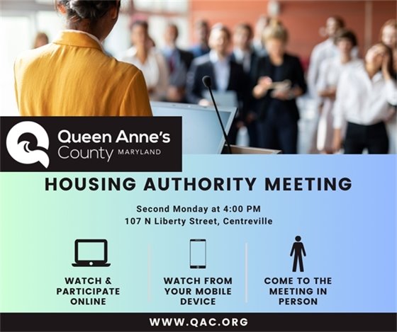 housing authority meetings on the second monday of each month at 4pm
