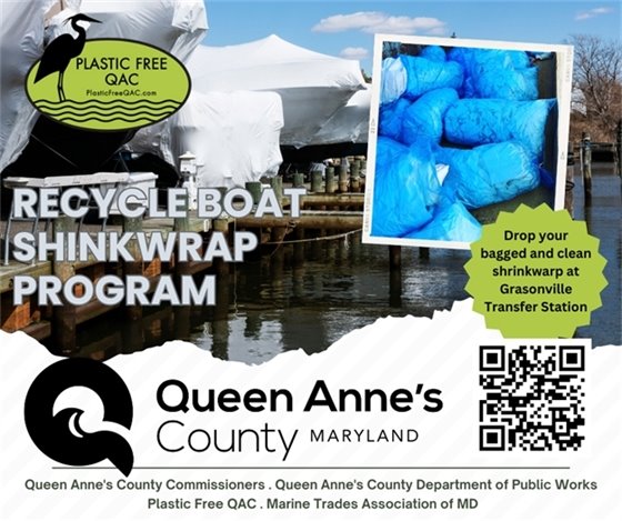 boats covered in shrinkwrap