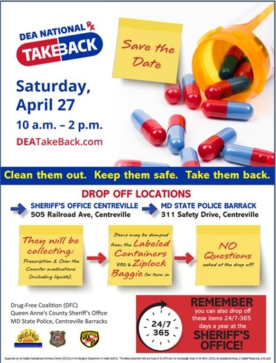 DEA Drug Take Back day