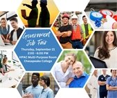 Government Job Fair at Chesapeake College - Sept 21 - 2-6PM