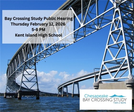 view of the chesapeake bay bridge from the water