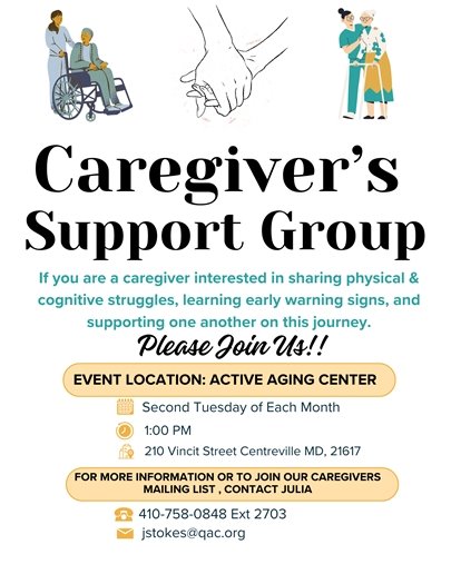 Caregiver's Support Group Flyer