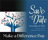 Blue hands holding up red stars