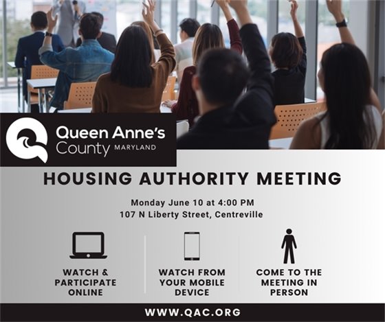 picture of people at housing authority meeting