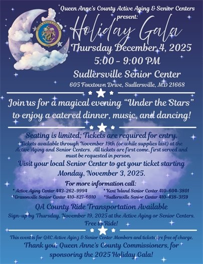 Holiday Gala 2025 Flyer