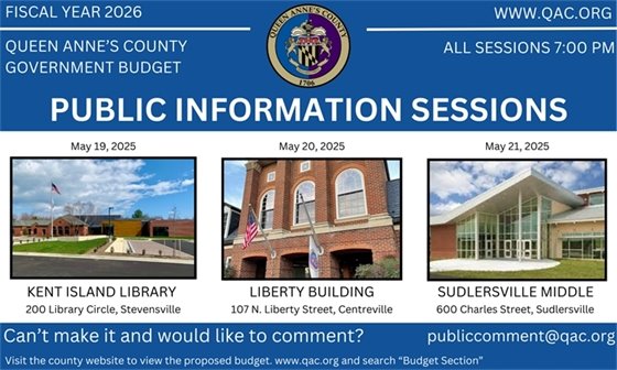 Kent Island Library, Liberty Building and Sudlersville Middle School