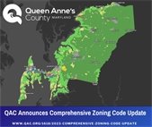 Map of queen annes county