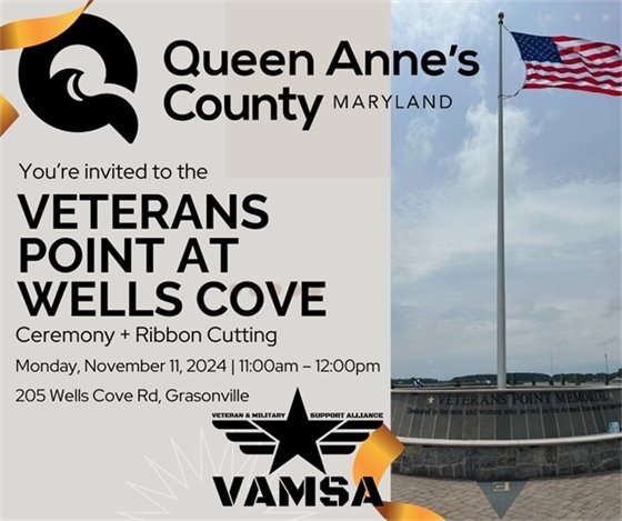 picture of veterans point at wells cove