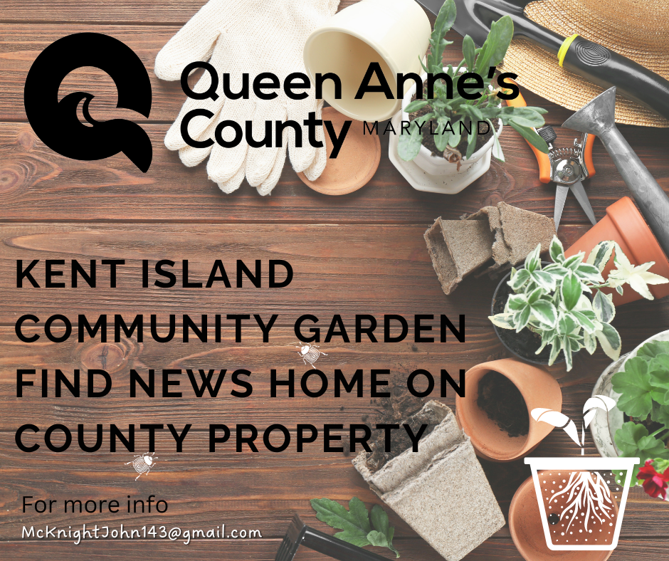 Kent island community garden will relocate to county property